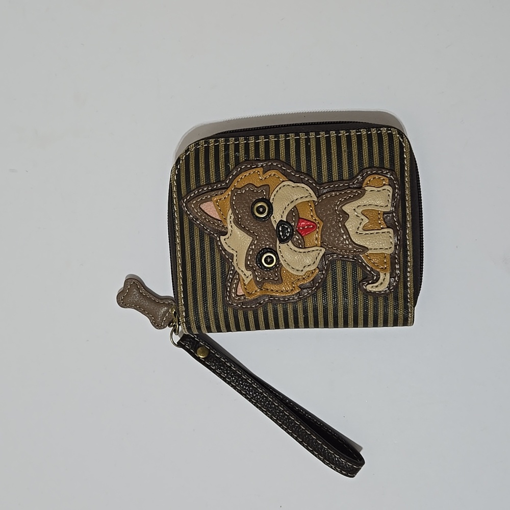 CHALA Yorkshire Terrier Zip Around Wallet Wristlet